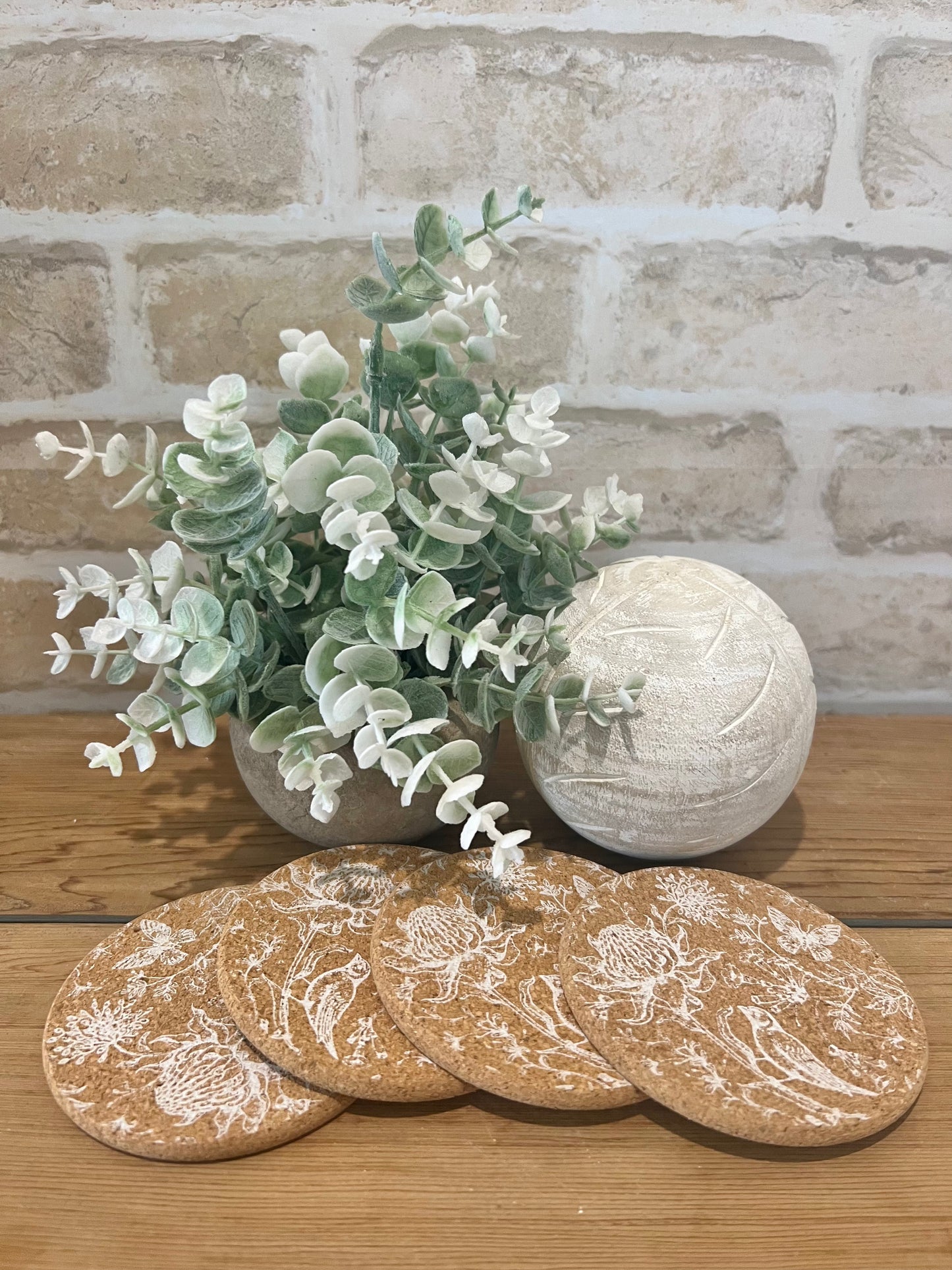 Printed Cork Coasters Set of 4