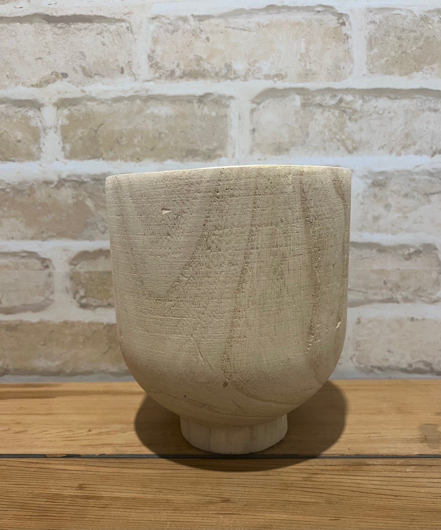 Noosa Wooden Footed Pot 2 Sizes