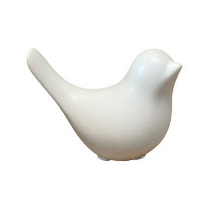 Bird Sculptures Ceramic Black or White