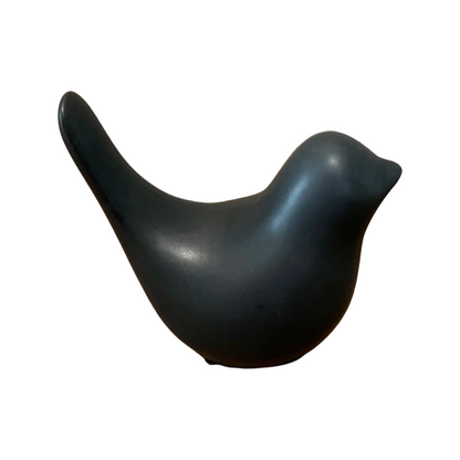 Bird Sculptures Ceramic Black or White