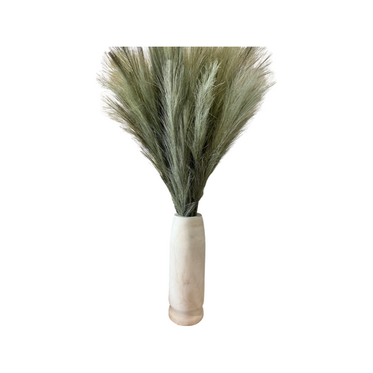 Artificial Pampas Grass Stem Single Sage