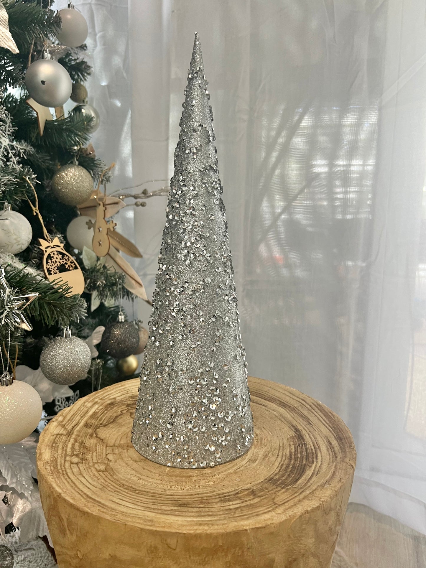 Glitter Cone Tree - Christmas