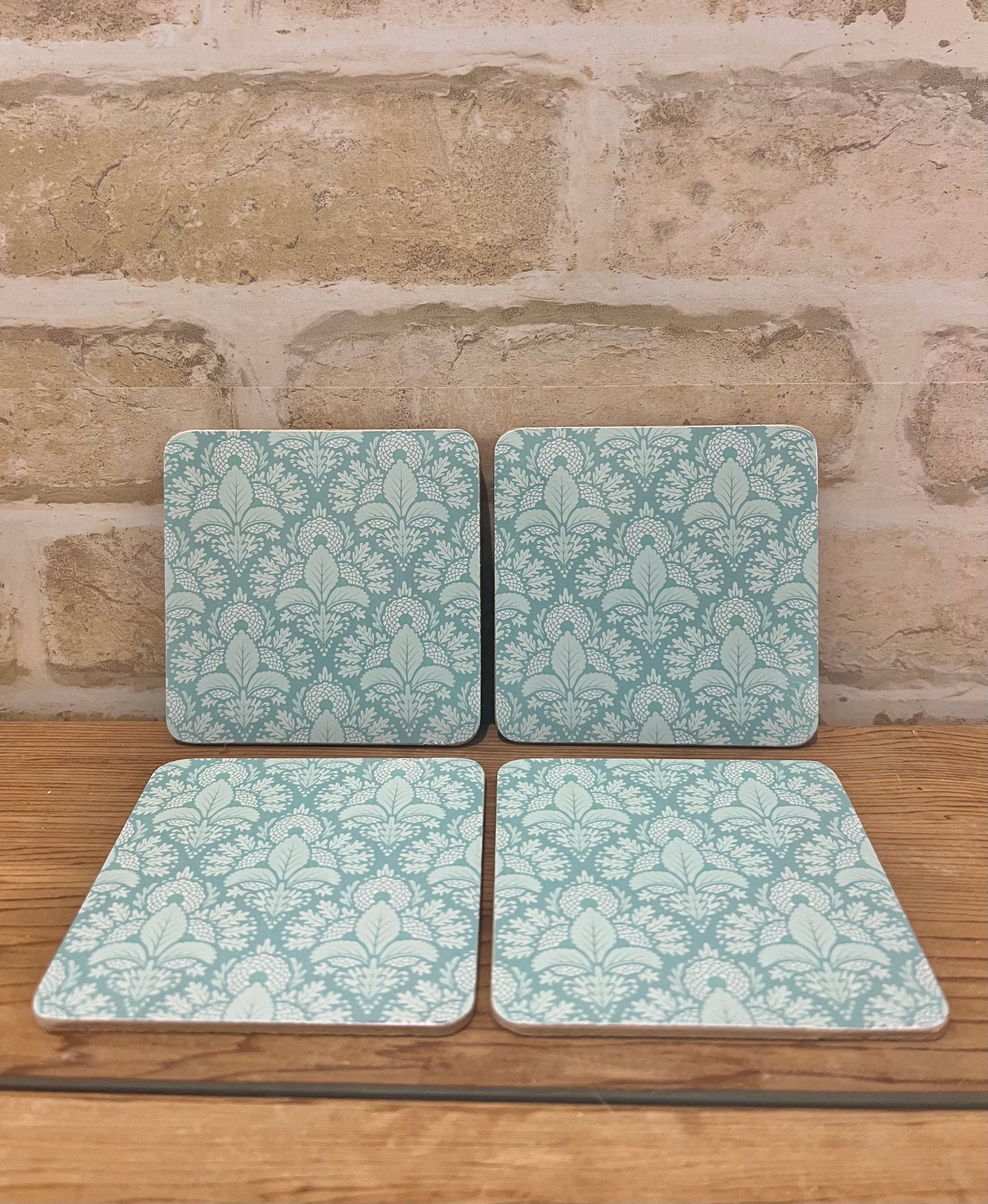 Patterned Cork Coasters Set of 4