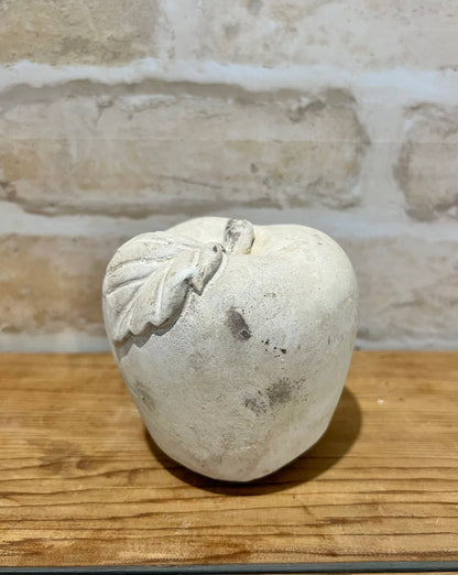 Cement Apple Sculpture