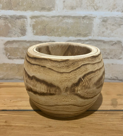 Natural Timber Bowl Planter 2 Sizes