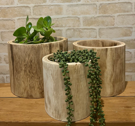 Straight Wooden Planter 3 sizes