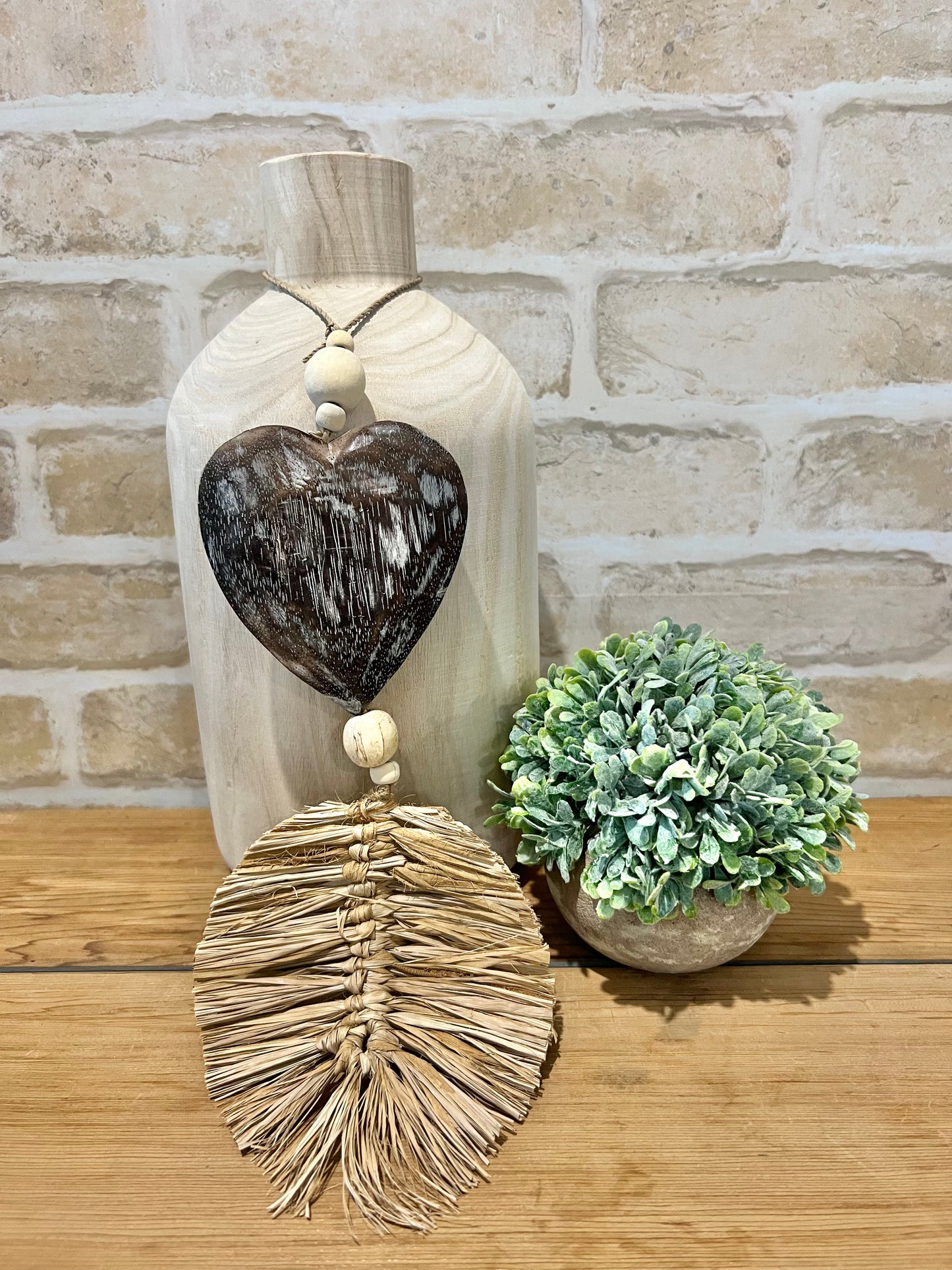 Heart with Grass Garland