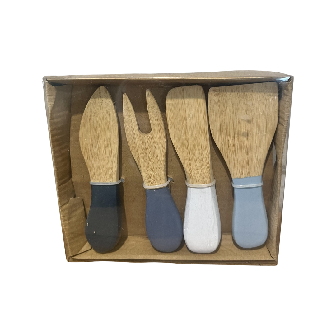 Bamboo Cheese Knives Set of 4