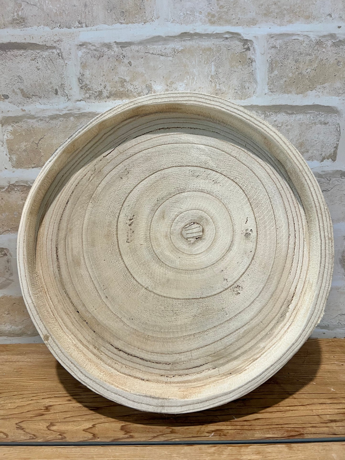 Sliced Wood Tray Natural