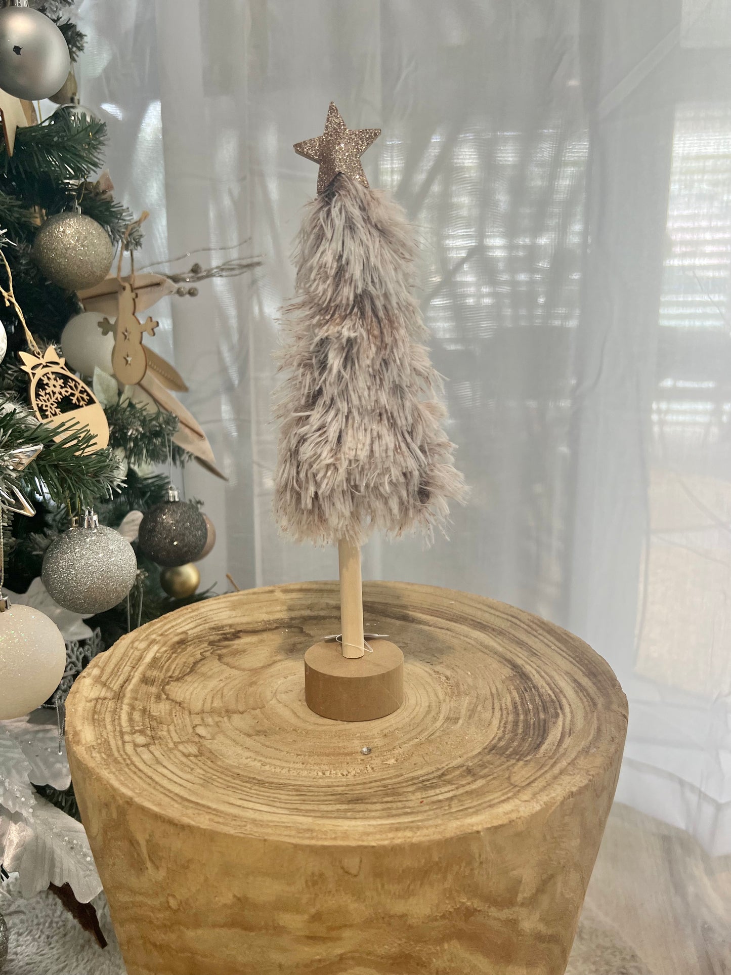 Tree with Fur Wood - Christmas