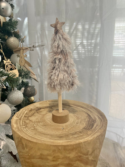 Tree with Fur Wood - Christmas