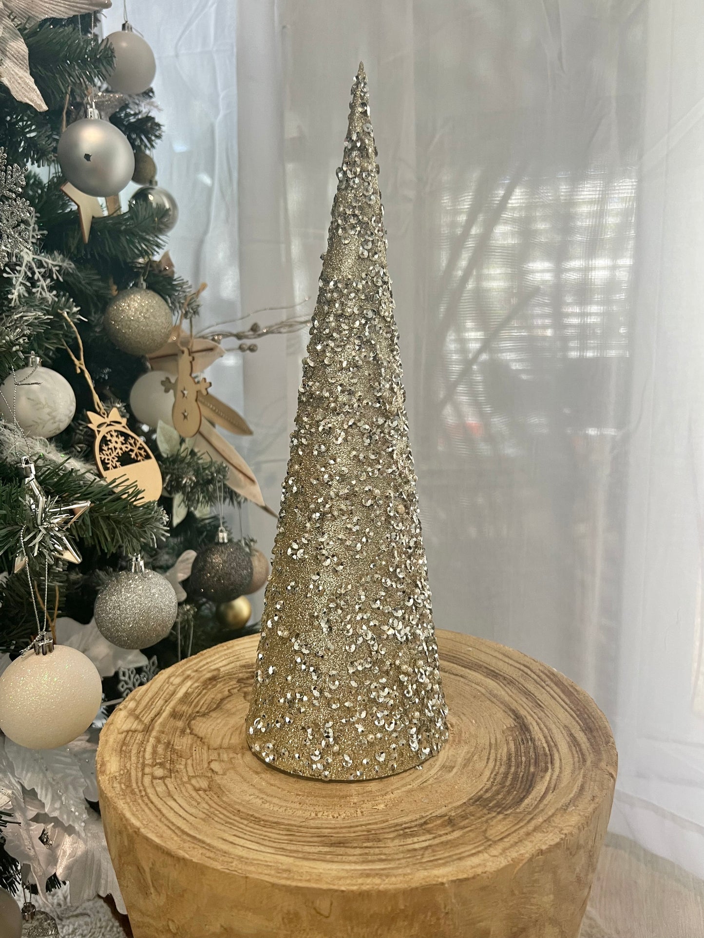 Glitter Cone Tree - Christmas