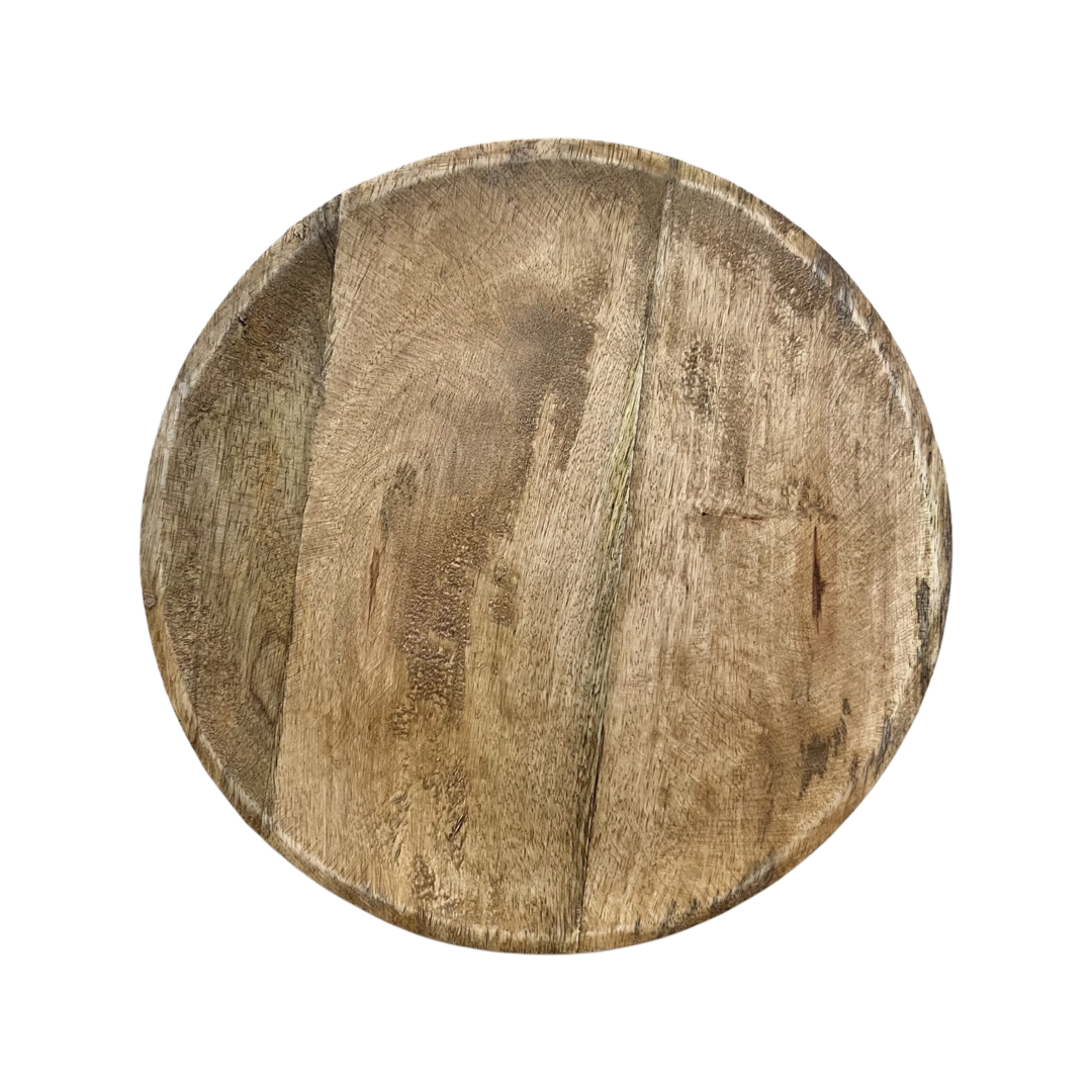 Toby Round Wood Plate 3 Sizes