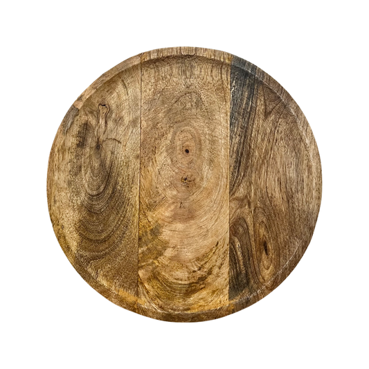 Toby Round Wood Plate 3 Sizes