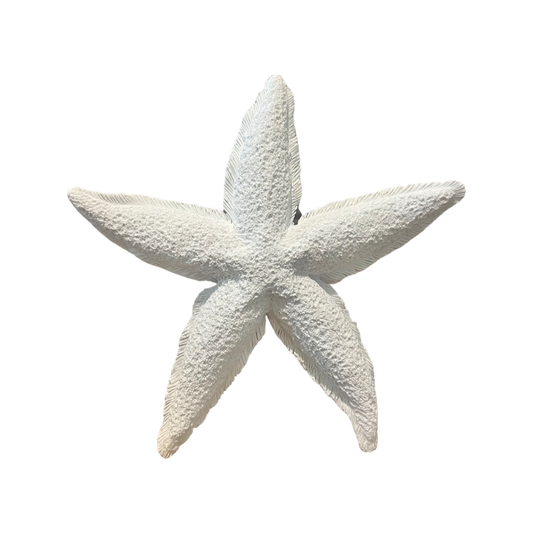 Large White Resin Starfish