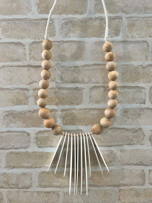 Wooden Bead Wall Hanging