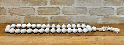 Chunky Wooden Hanging Bead Garland