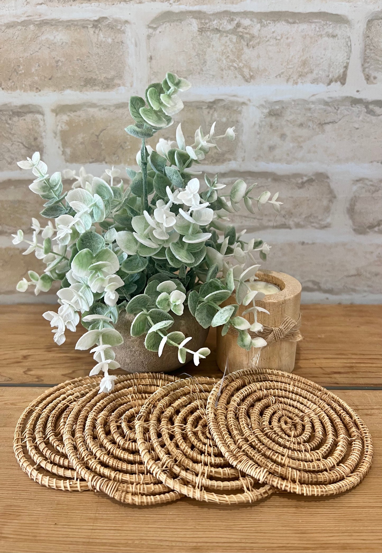 Palm Fibre Coasters (Set of 4)